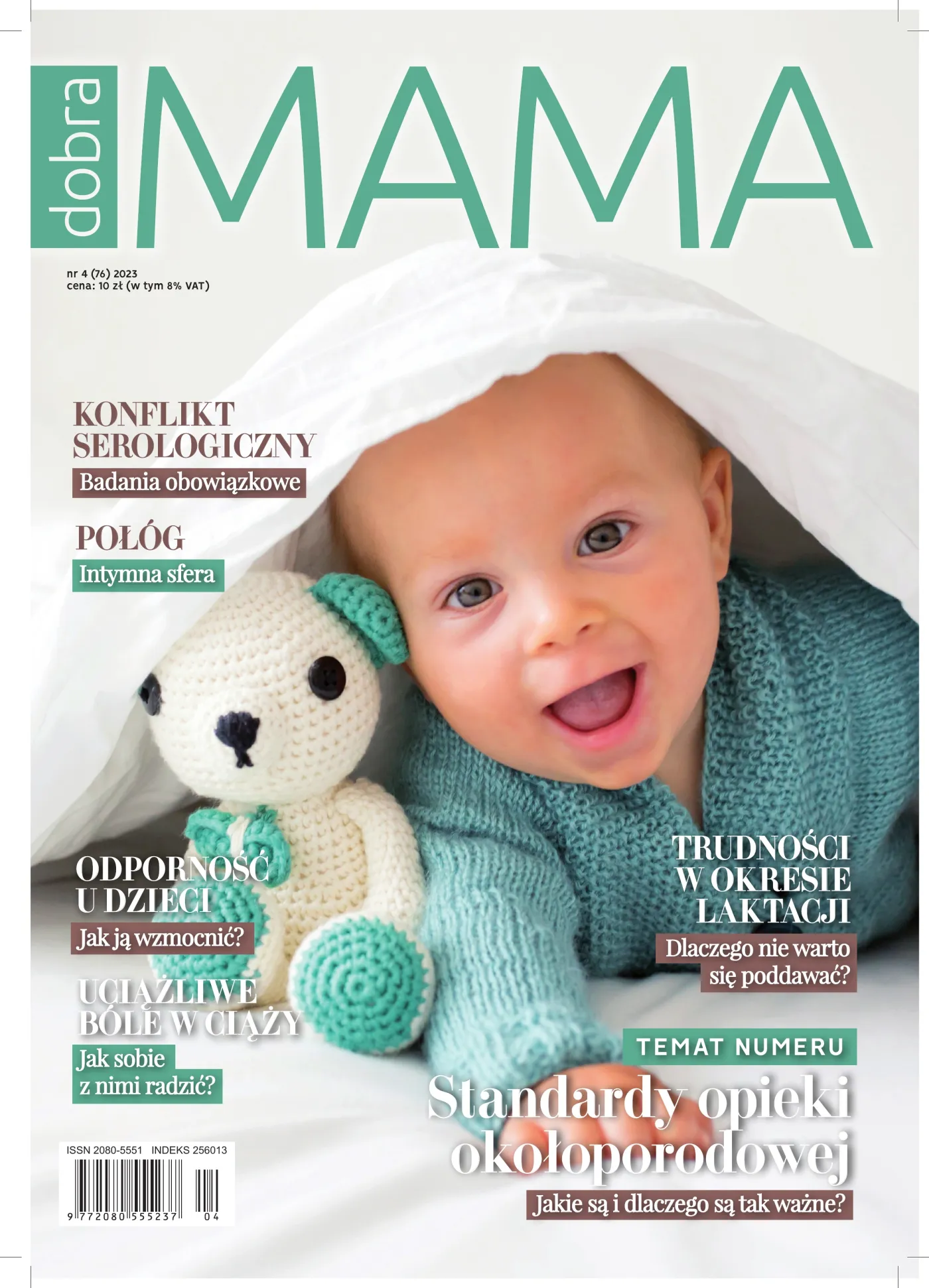 Okładka: Dobra Mama nr 4 (76) 2023