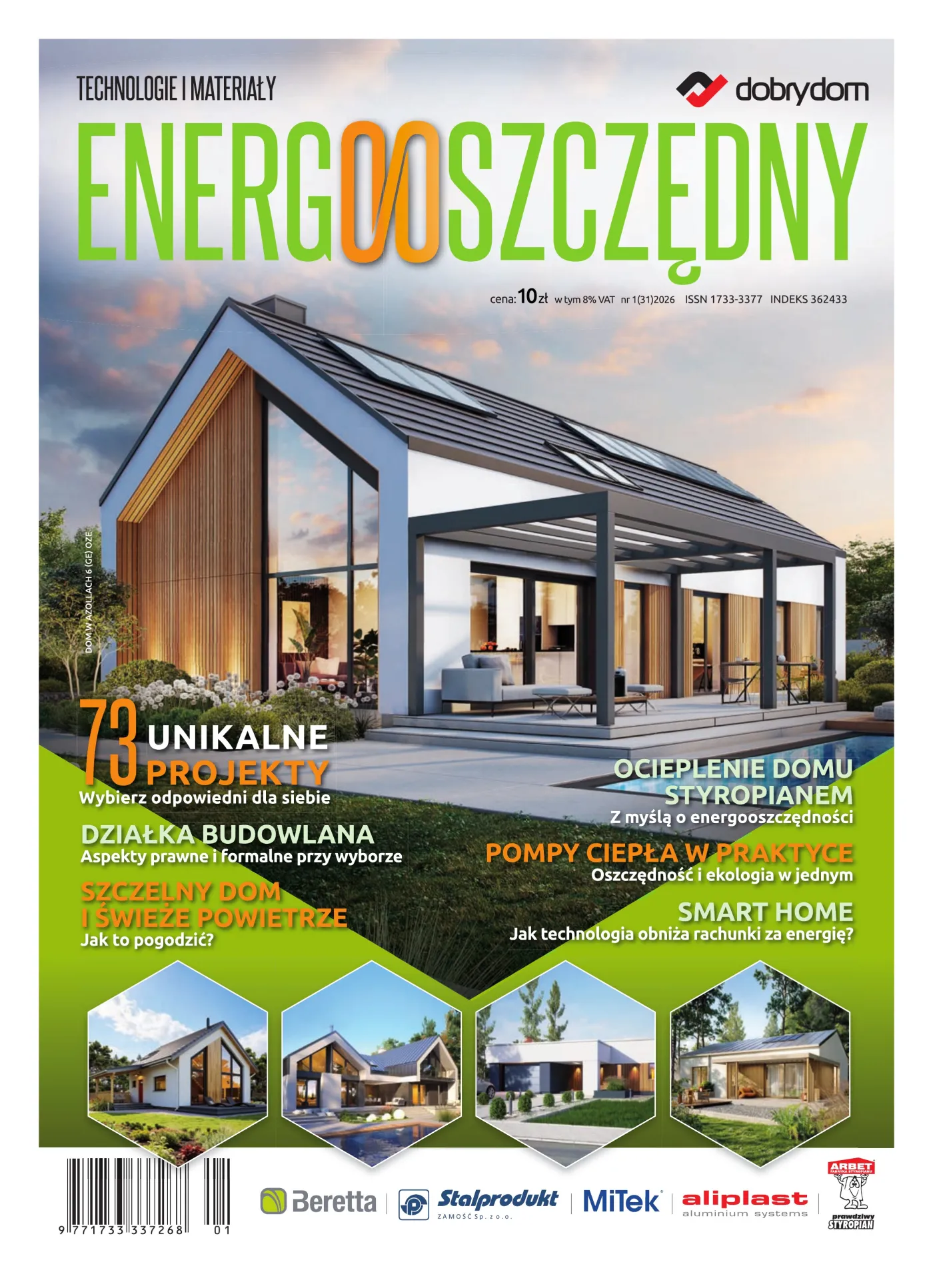 Okładka: Dobry Dom · Technologie i Materiały nr 1 (31) 2026