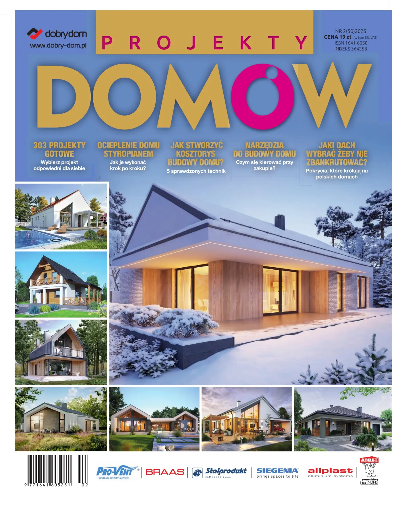 Okładka: Projekty Domów nr 2 (50) 2025