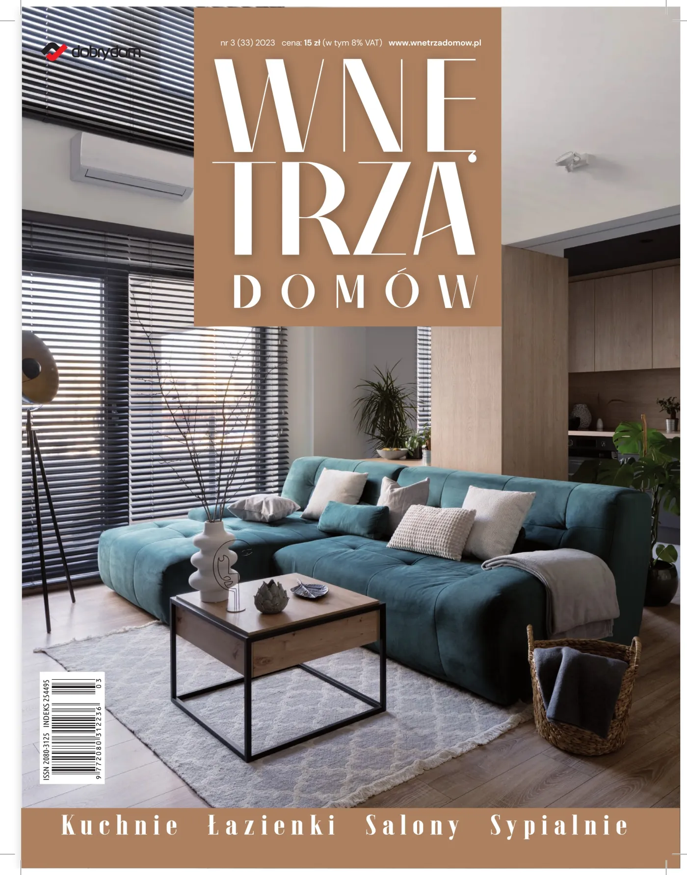 Okładka: Wnętrza Domów nr 3 (33) 2023