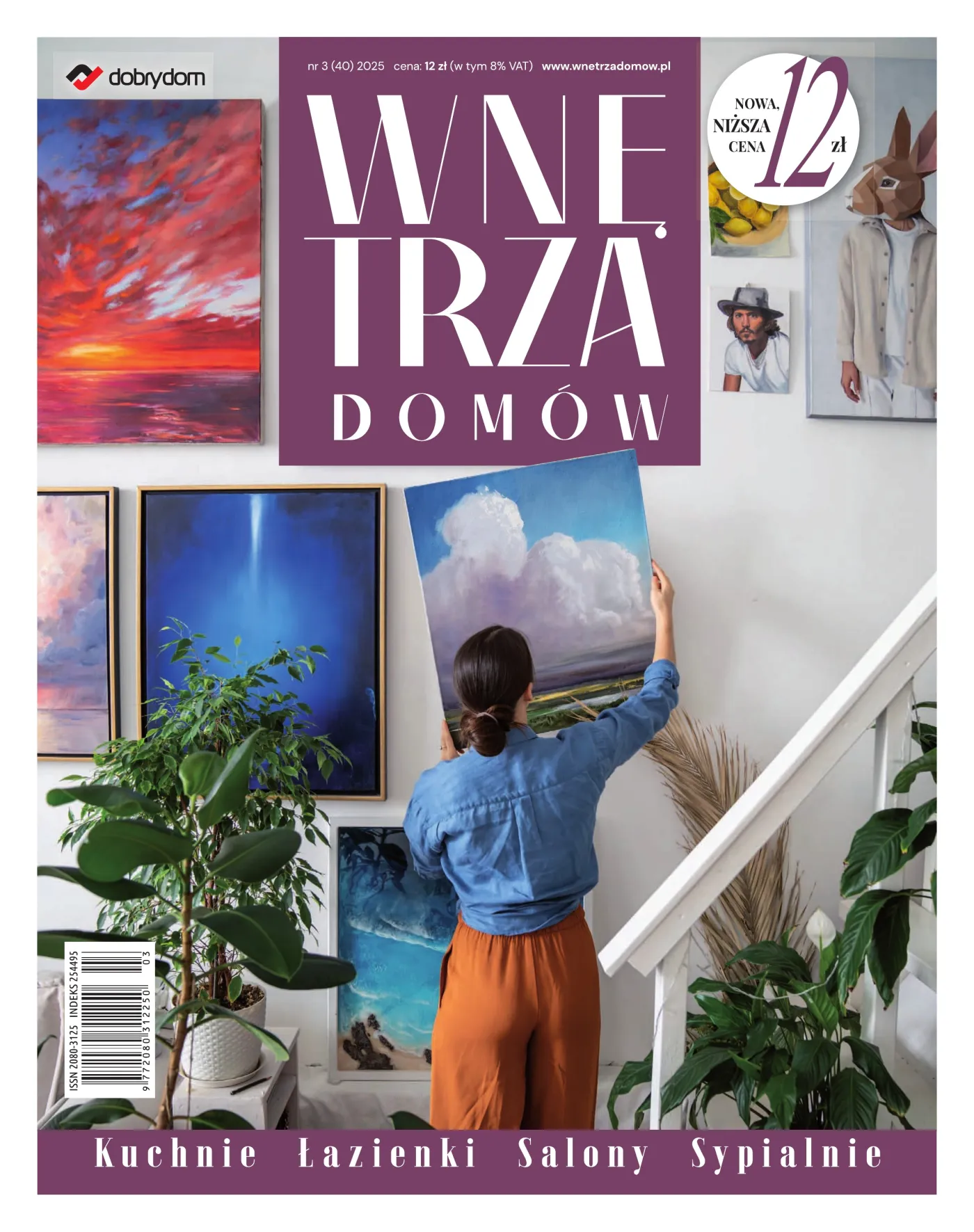 Okładka: Wnętrza Domów nr 3 (40) 2025