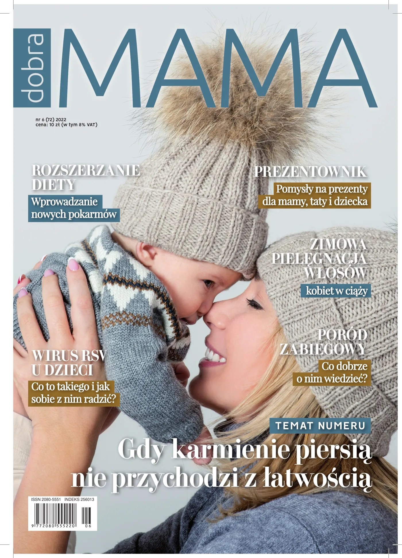 Okładka: Dobra Mama nr 6 (72) 2022