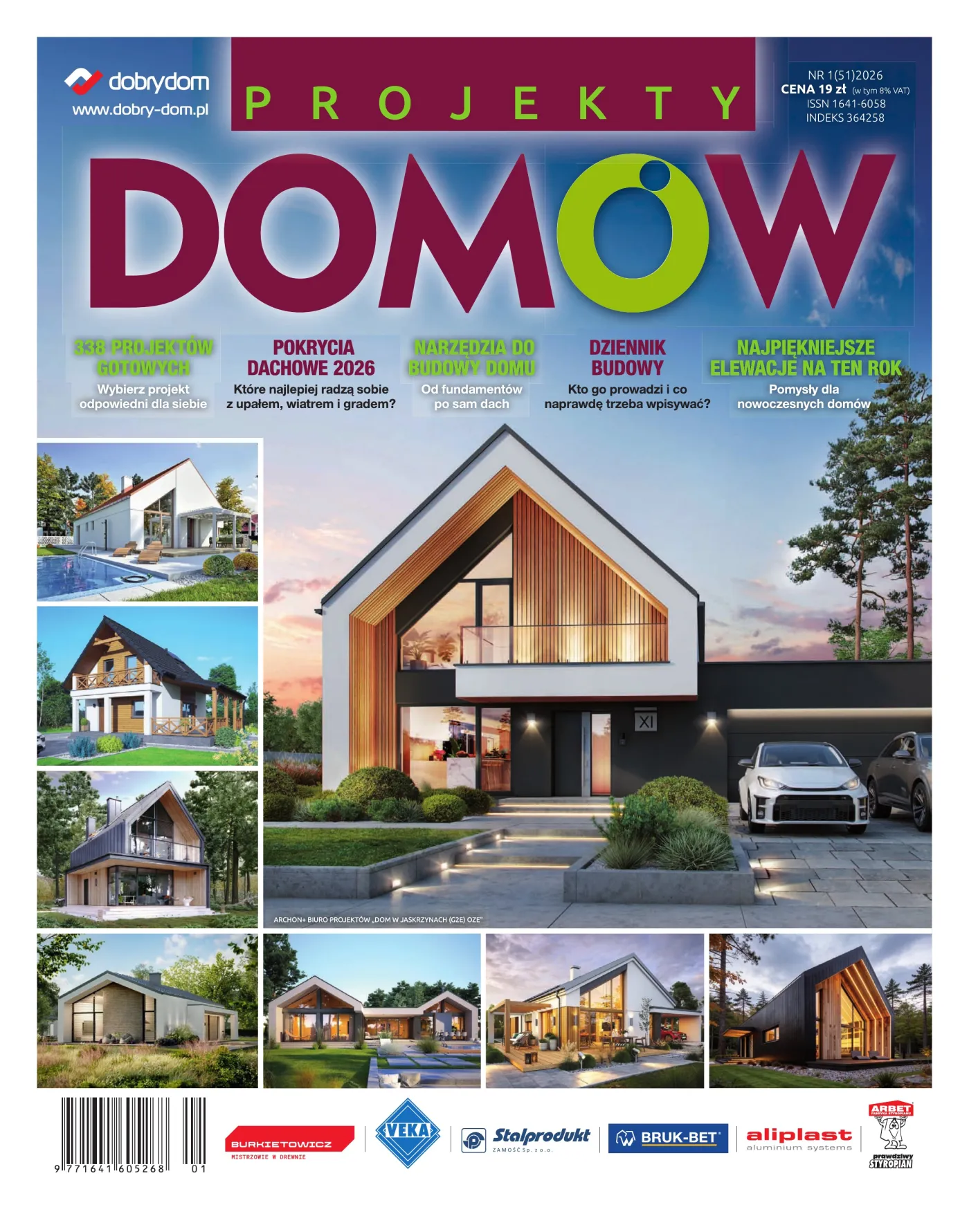 Okładka: Projekty Domów nr 1 (51) 2026