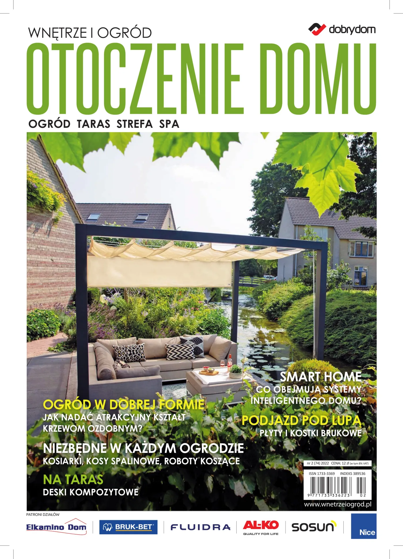 Okładka: Wnętrze i Ogród · Otoczenie Domu nr 2 (74) 2022