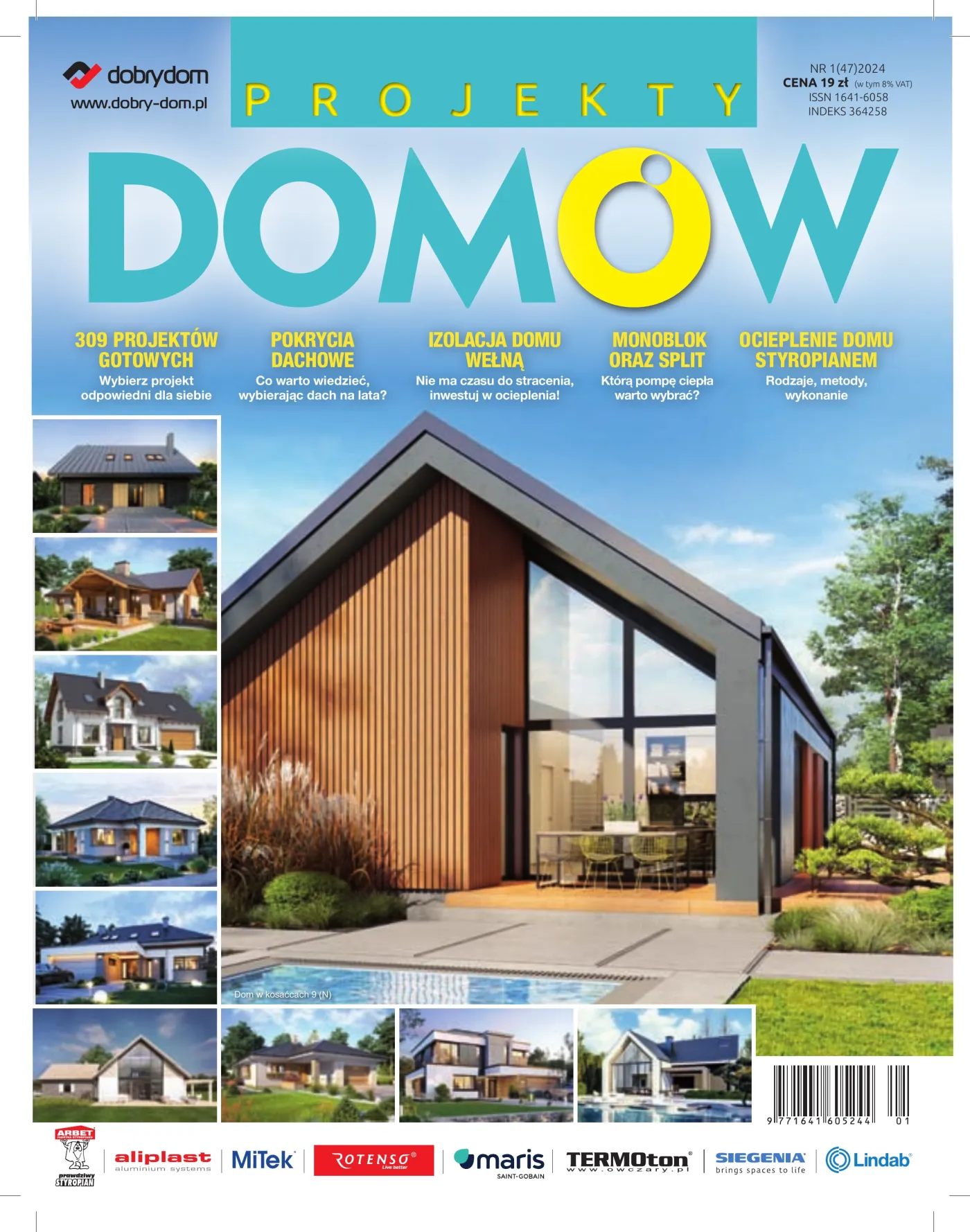 Okładka: Projekty Domów nr 1 (47) 2024