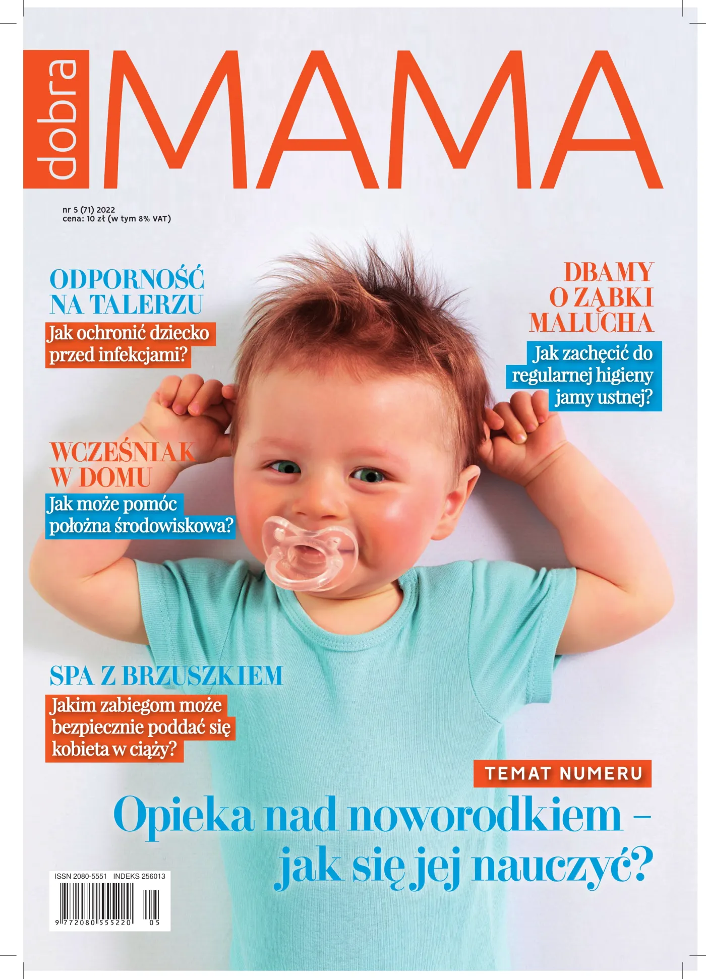 Okładka: Dobra Mama nr 5 (71) 2022